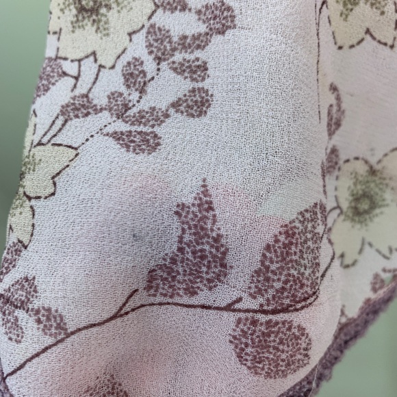 bell sleeve floral v neck boho paisley tunic top - Picture 7 of 9